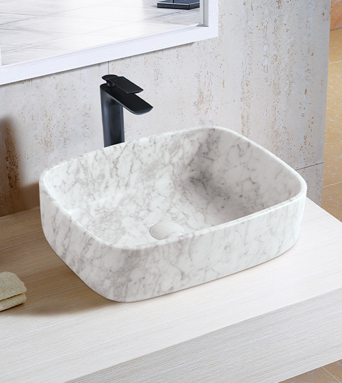 Vector Carrara - Carrara Marble Basin – Aquant India